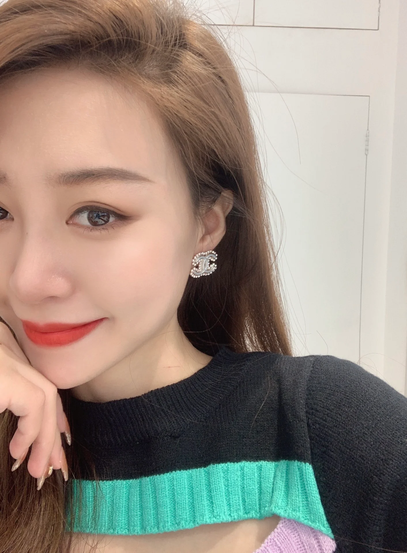 Серьги Chanel 848