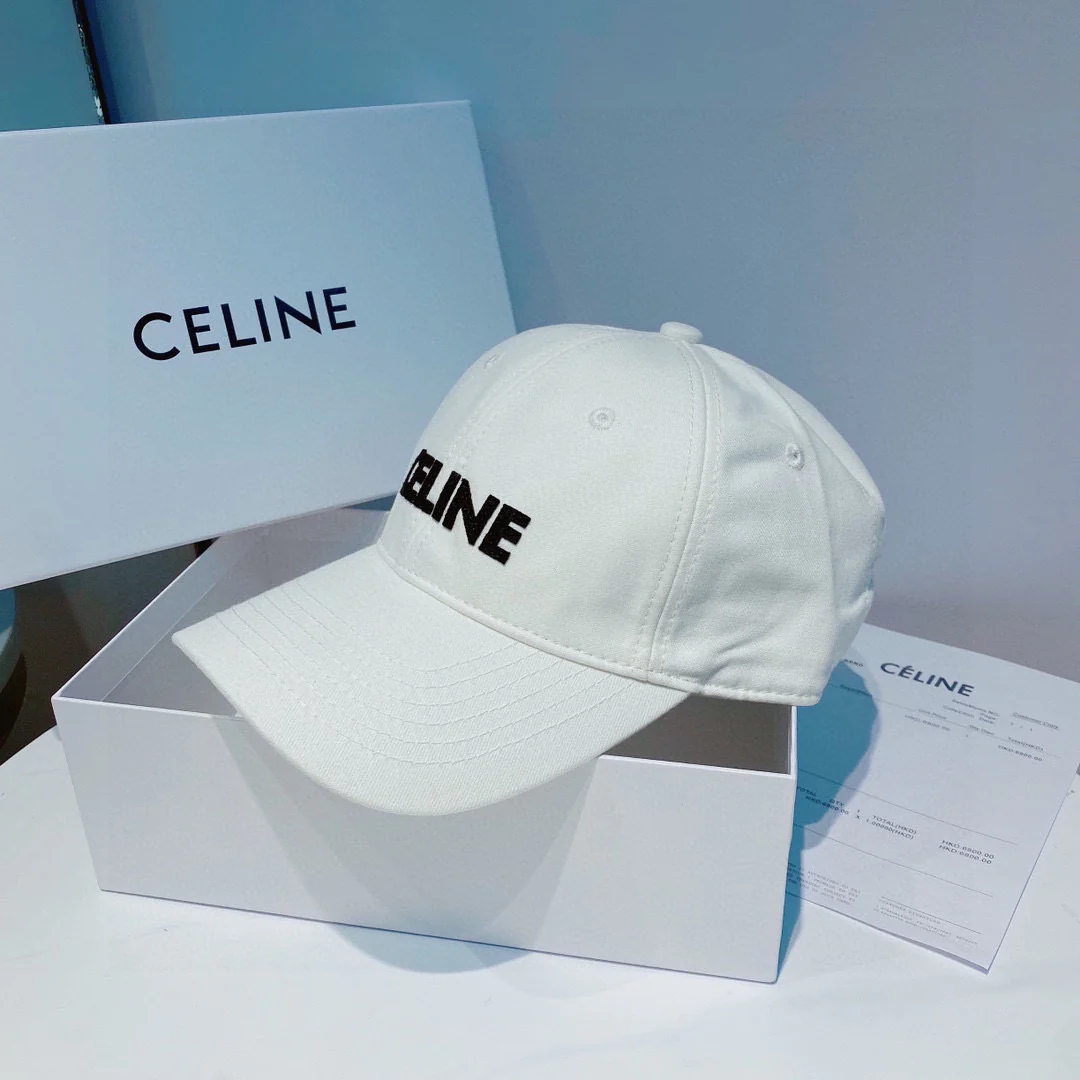 Celine - Белая бейсболка