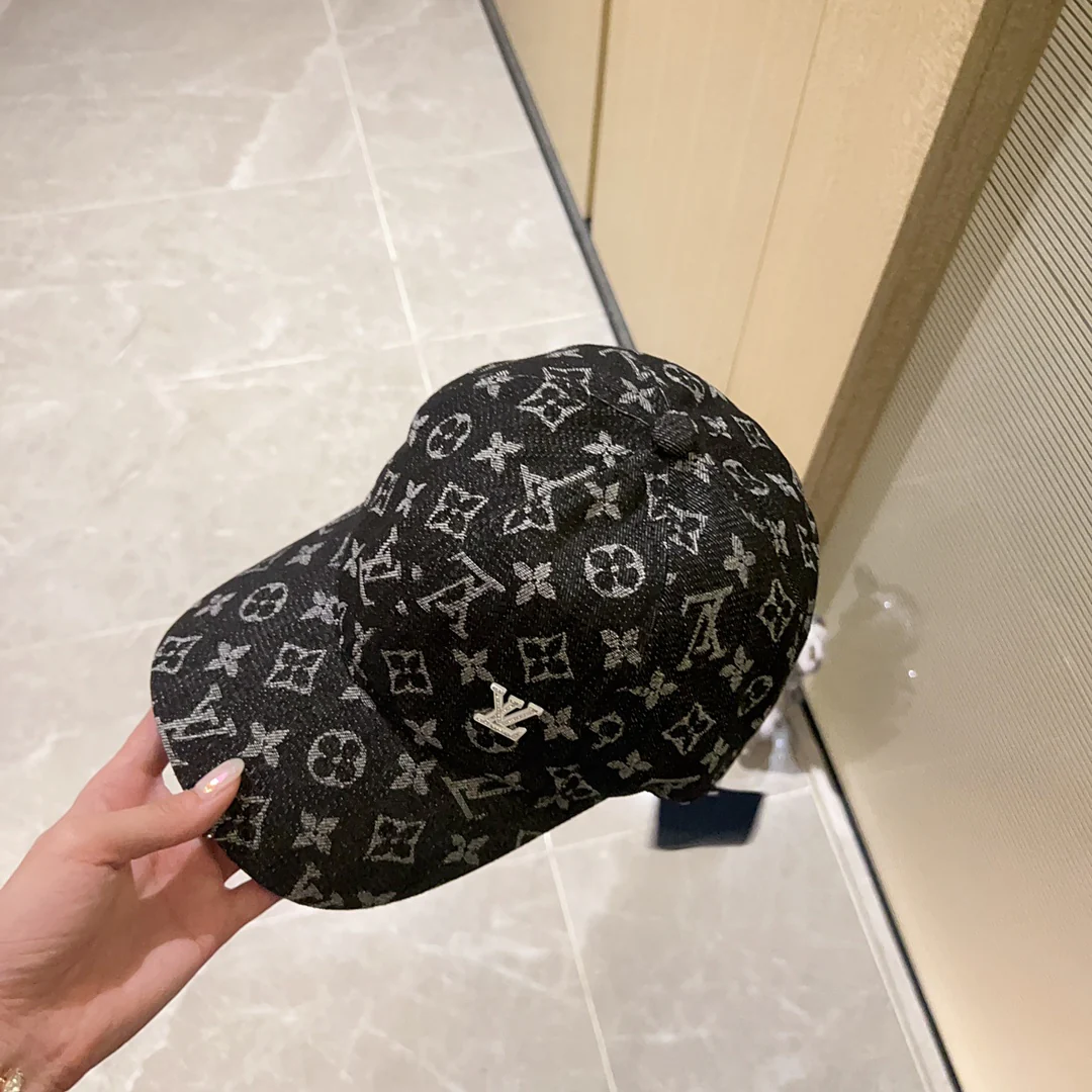 LV - Ковбойская шляпа/Кепка сферической формы - Черная