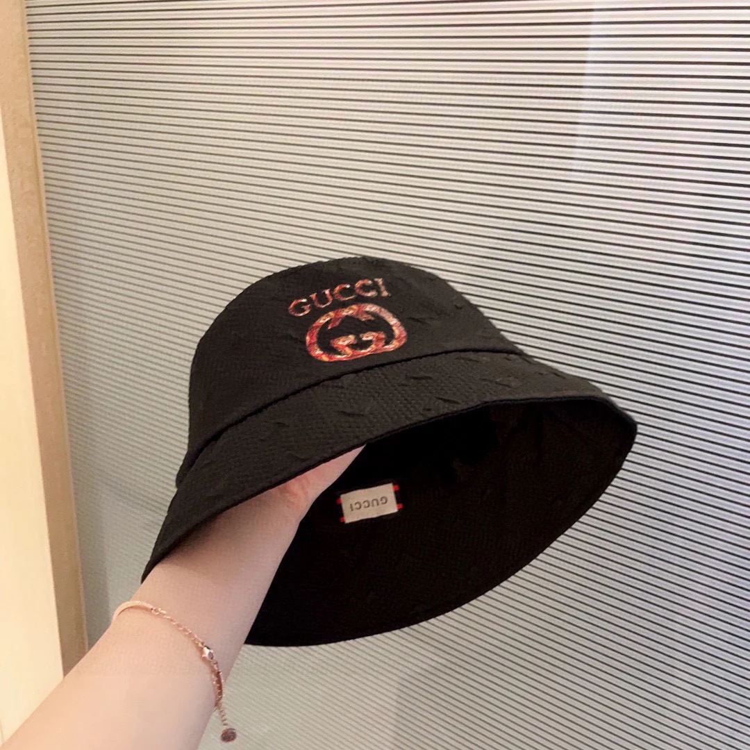 Gucci - Вышитая рыбацкая шляпа