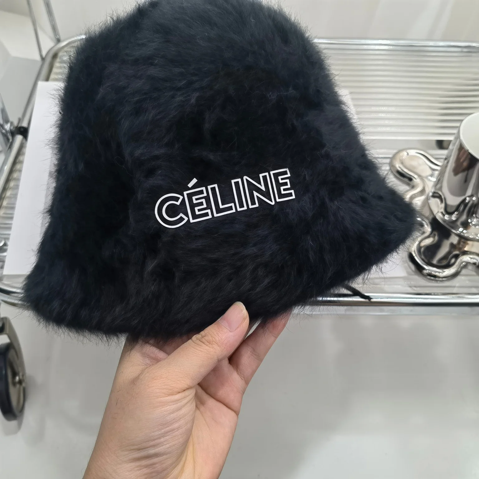 Celine - Плюшевая рыбацкая шляпа