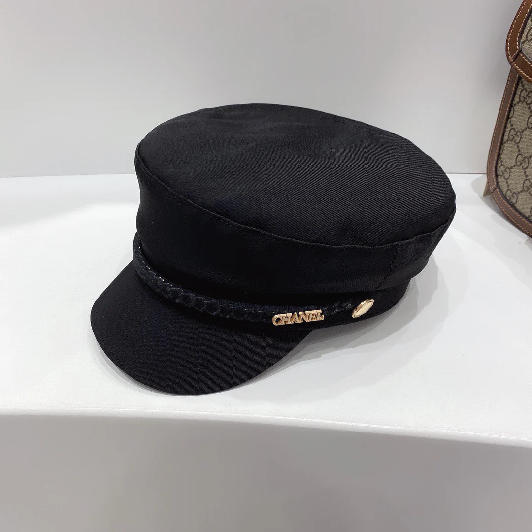 Chanel - Военная кепка - Черная