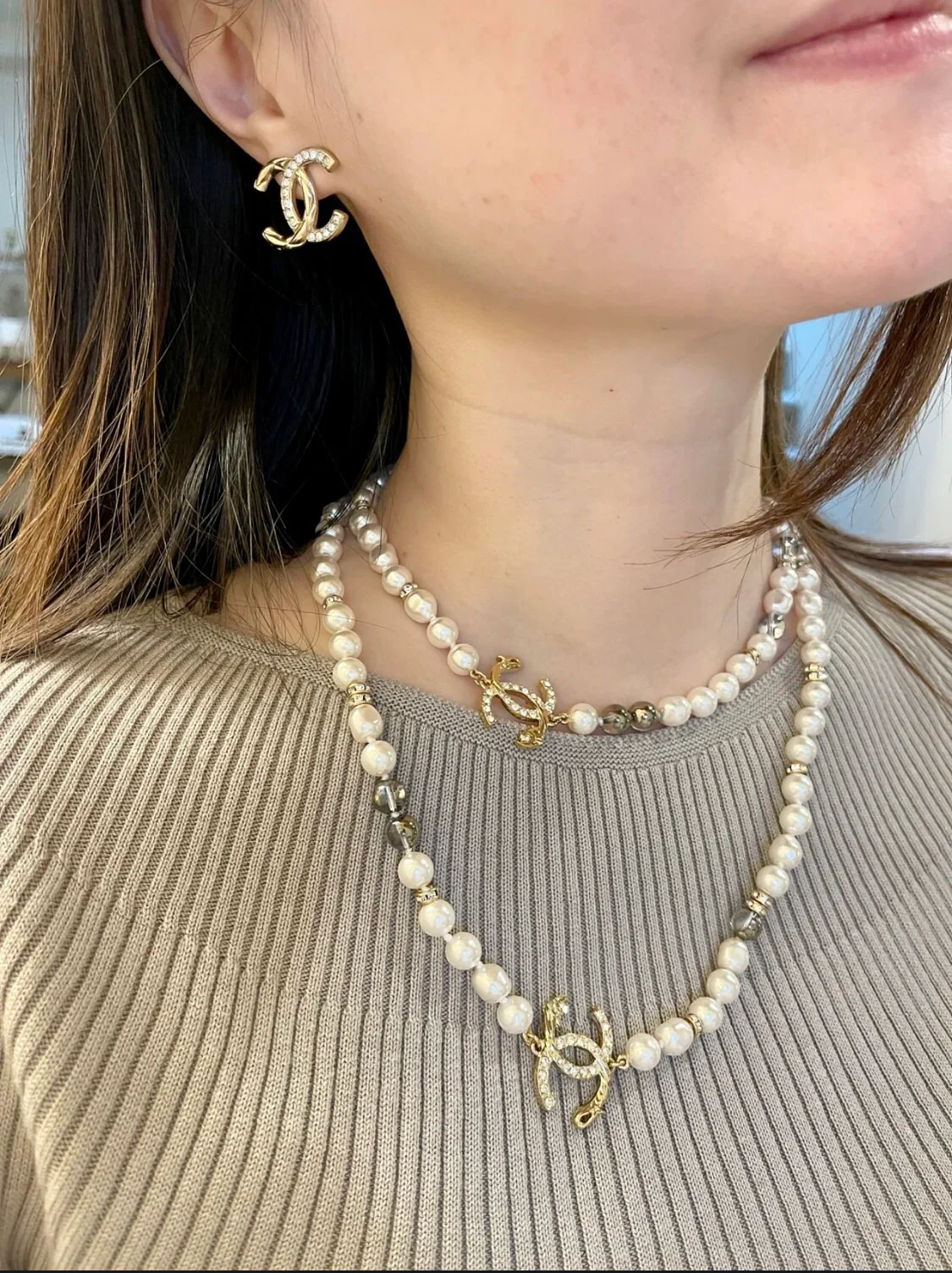 Серьги Chanel 1106