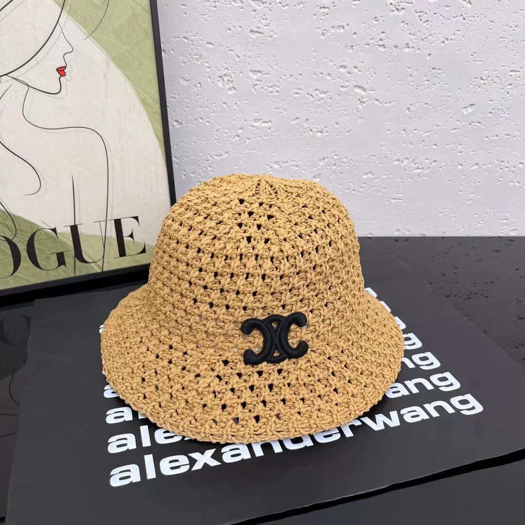 Celine - Новая классическая простая вязаная панама