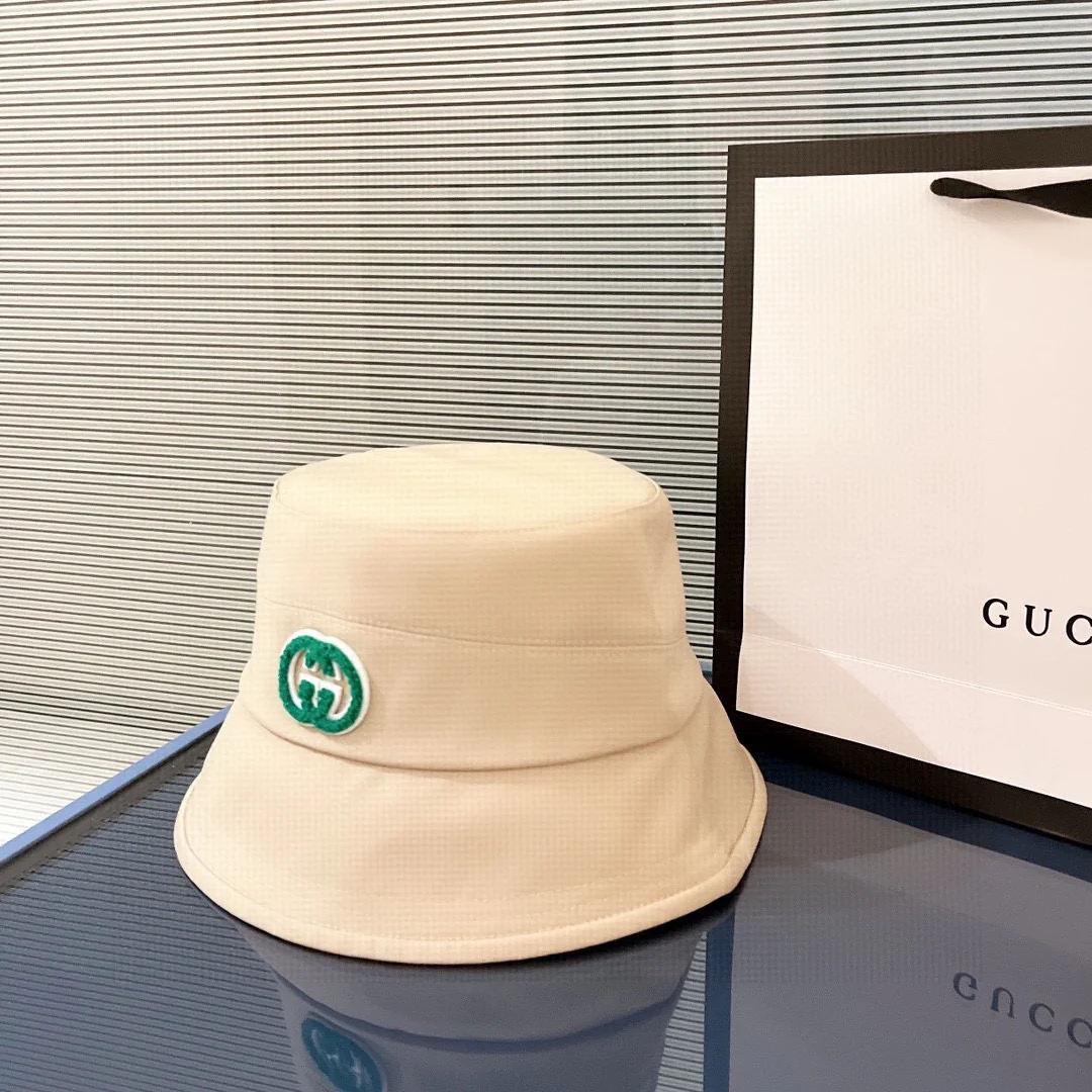 Gucci - Простая рыбацкая шляпа с неровной строчкой