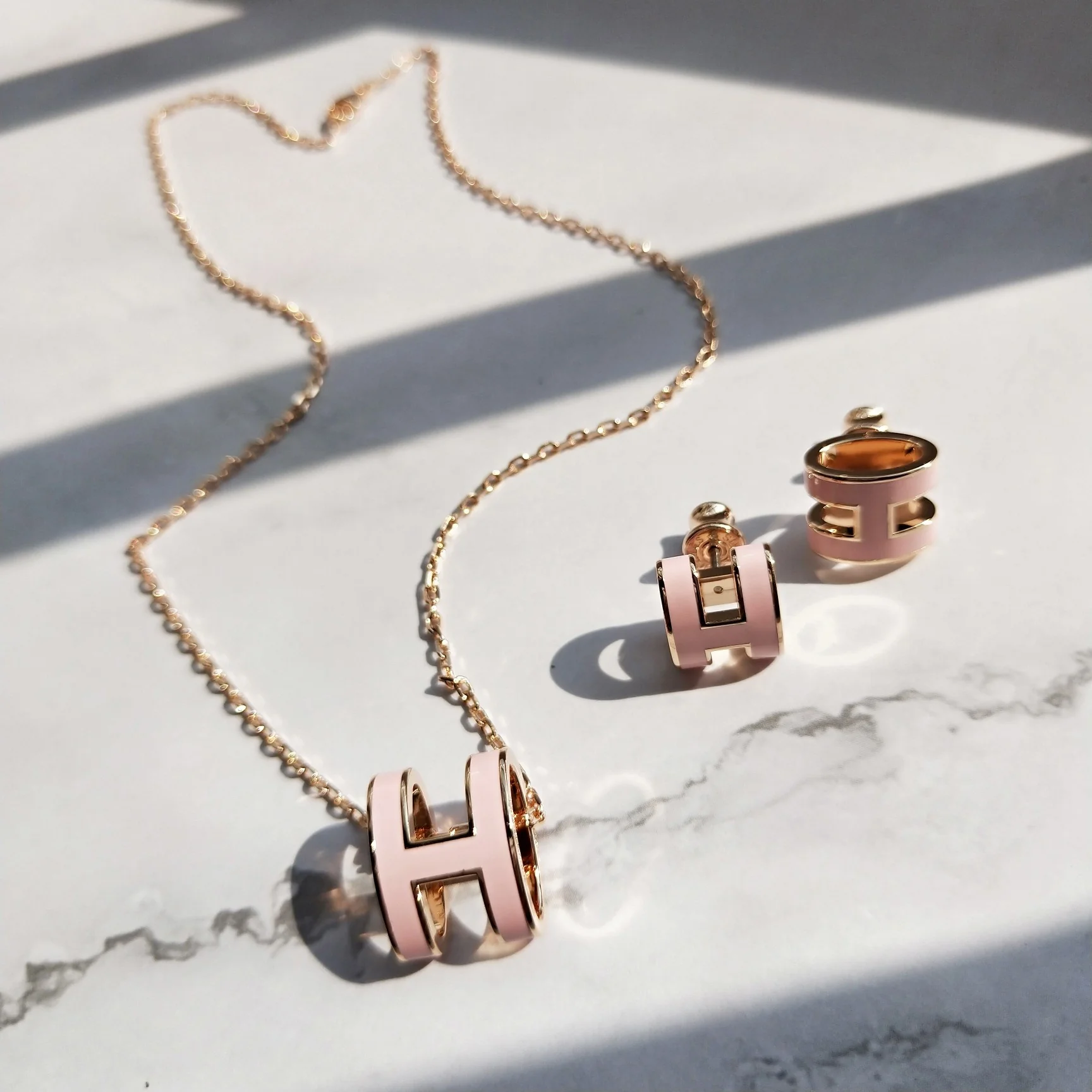 Серьги Hermes - Пусеты - 4 шт.