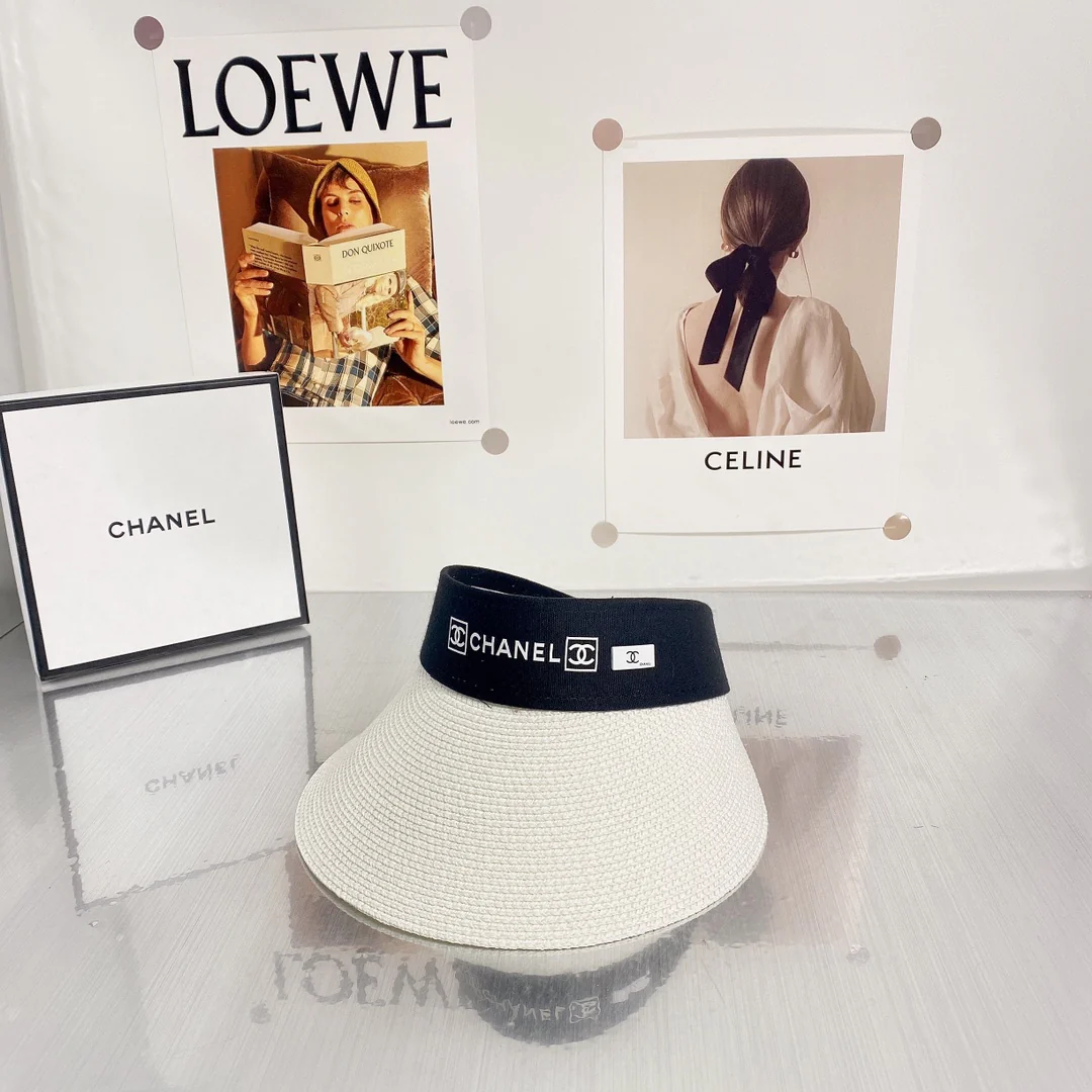 Новинка Chanel 2022 года - Солнцезащитная шляпа - Парик с открытым носком