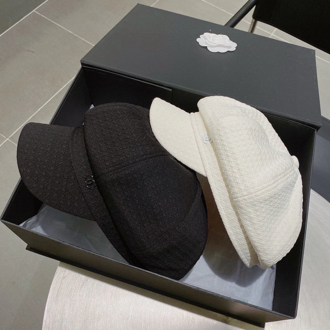 Chanel - Восьмиугольный берет - Черный