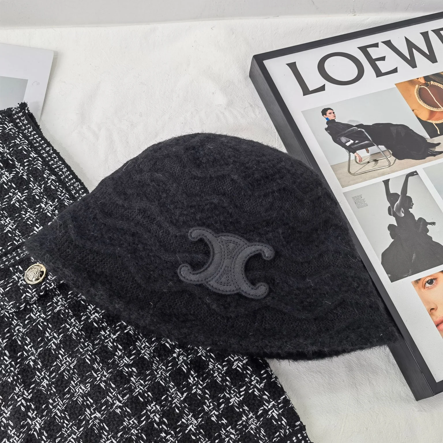 Celine - Рыбацкая шляпа с волнистым узором