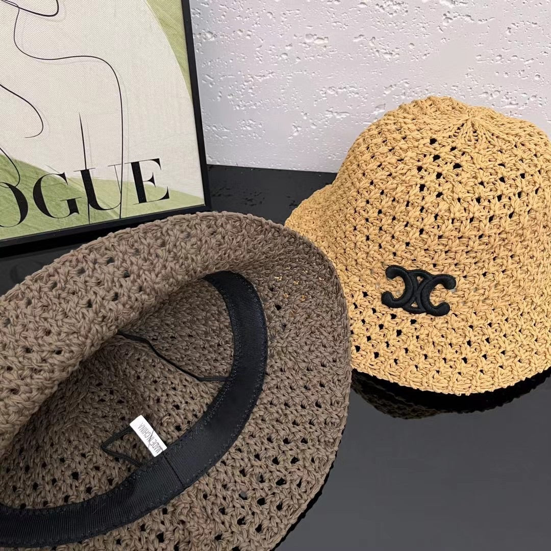 Celine - Новая классическая простая вязаная панама