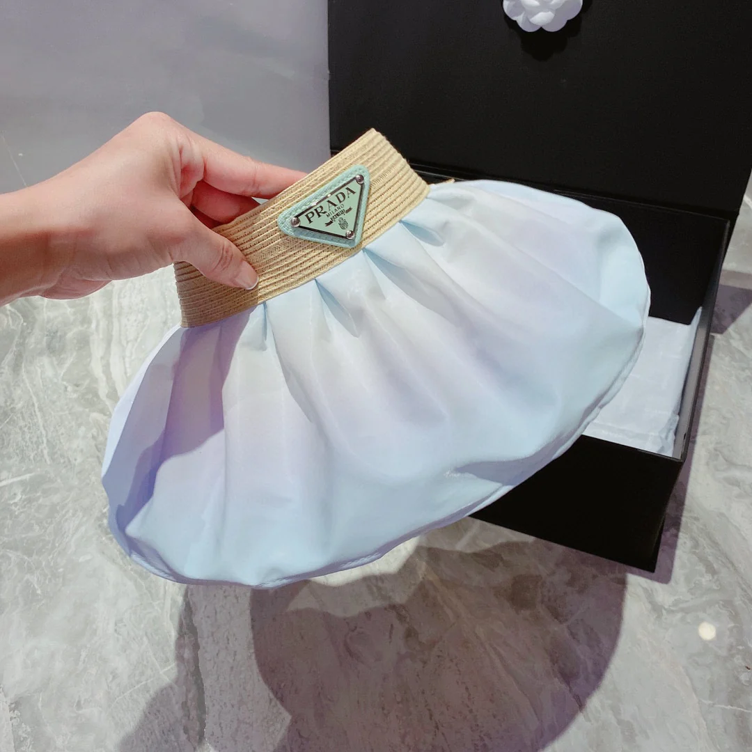 Солнцезащитная шляпа Prada Shell Rainbow - защита от УФ-излучения - 1 шт.