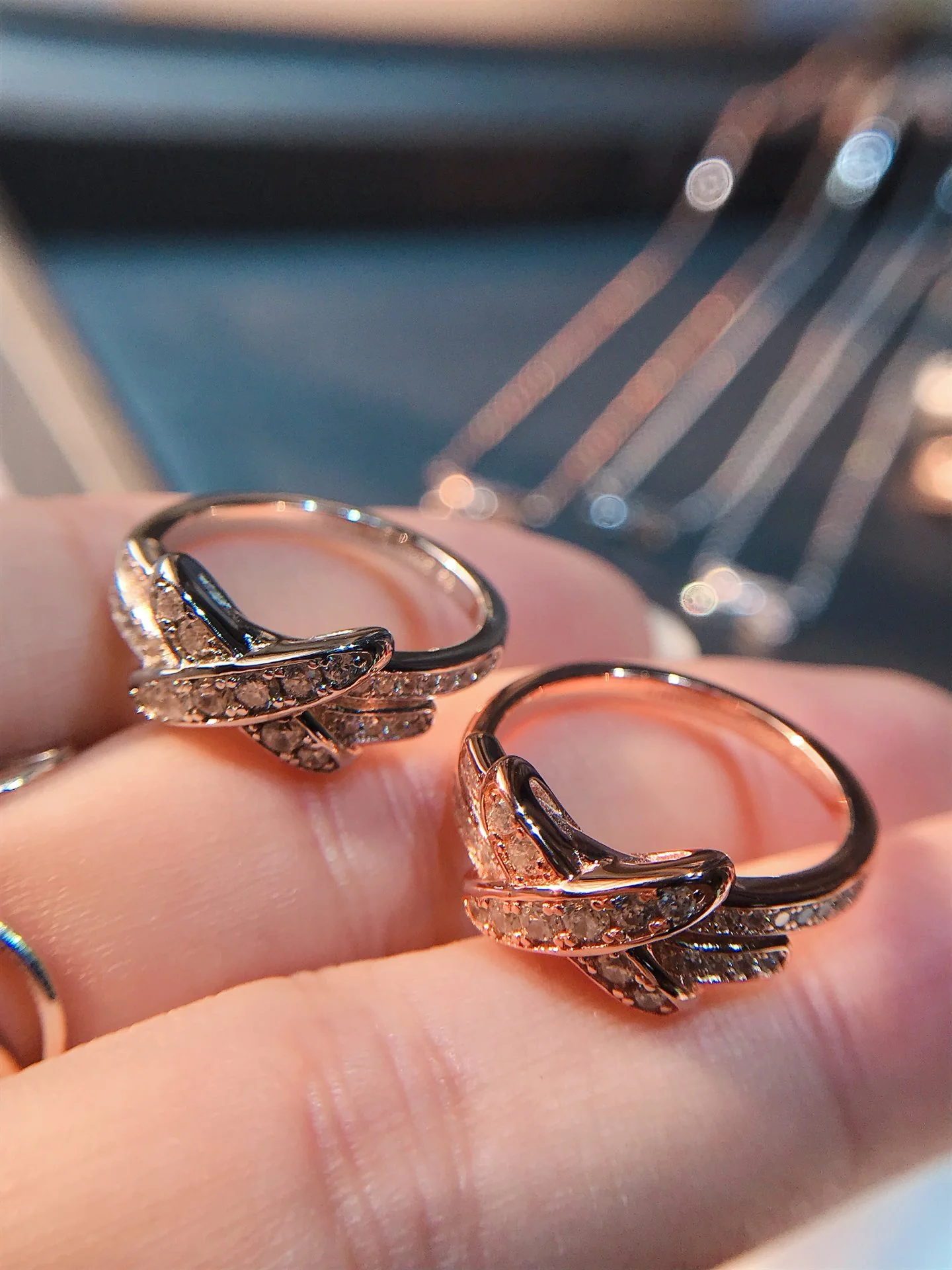 Chaumet - Колье с бриллиантами в виде креста - Кольцо