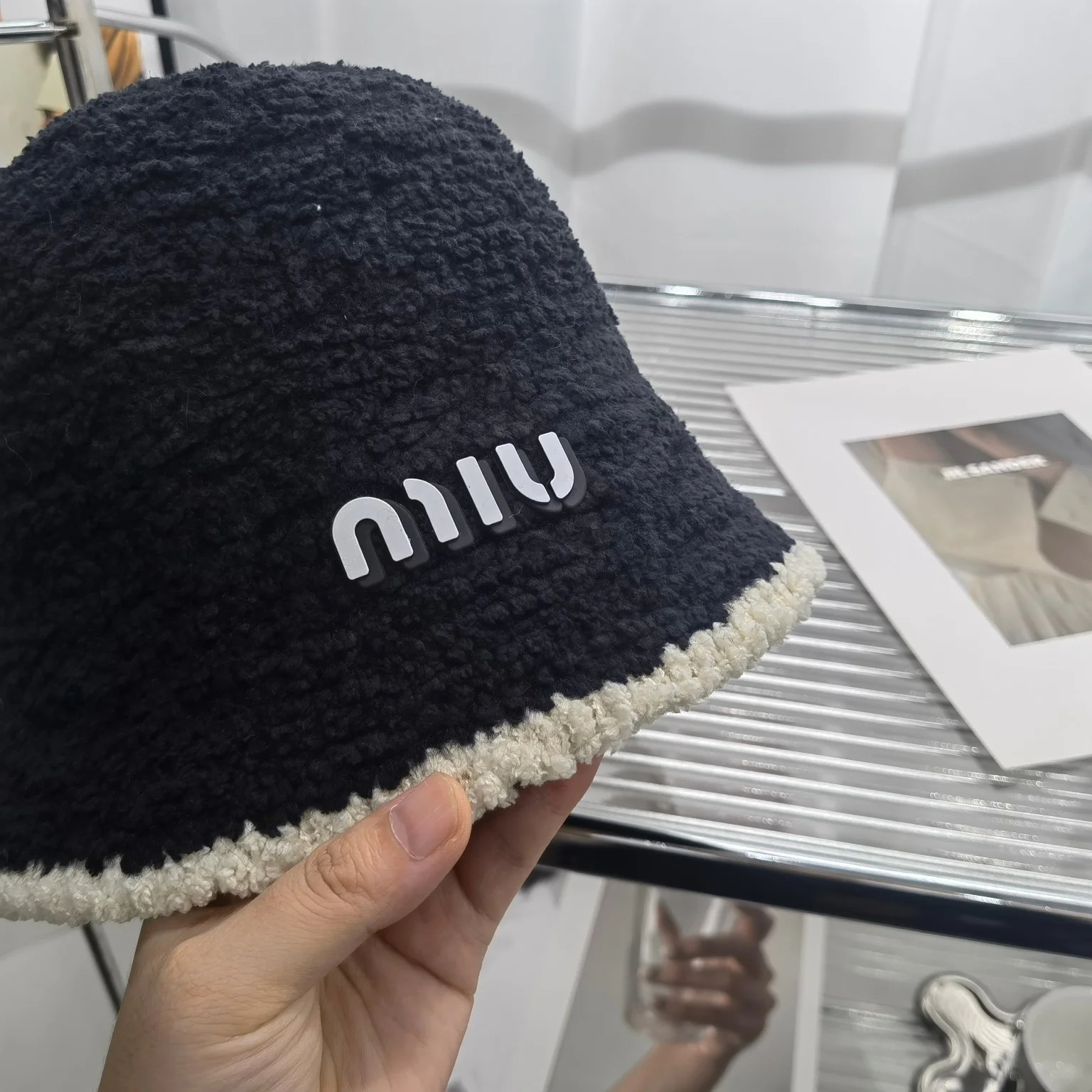 Miu Miu - Рыбацкая шляпа из овечьей шерсти