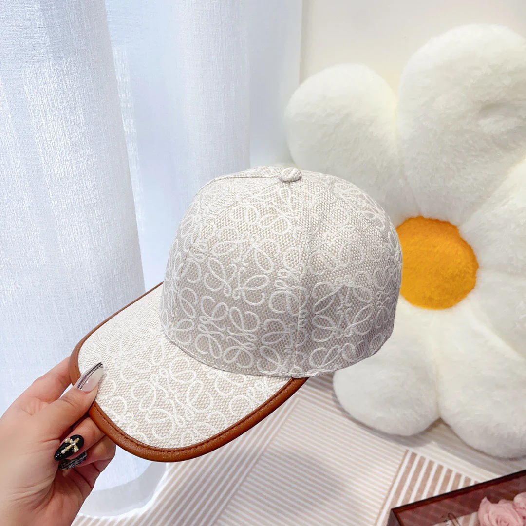 Lolway - бейсболка из канваса с монограммой - белая