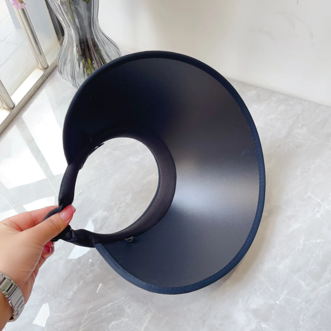 Новинка лета 2024 от Chanel - Солнцезащитная шляпа с пайетками - Черная