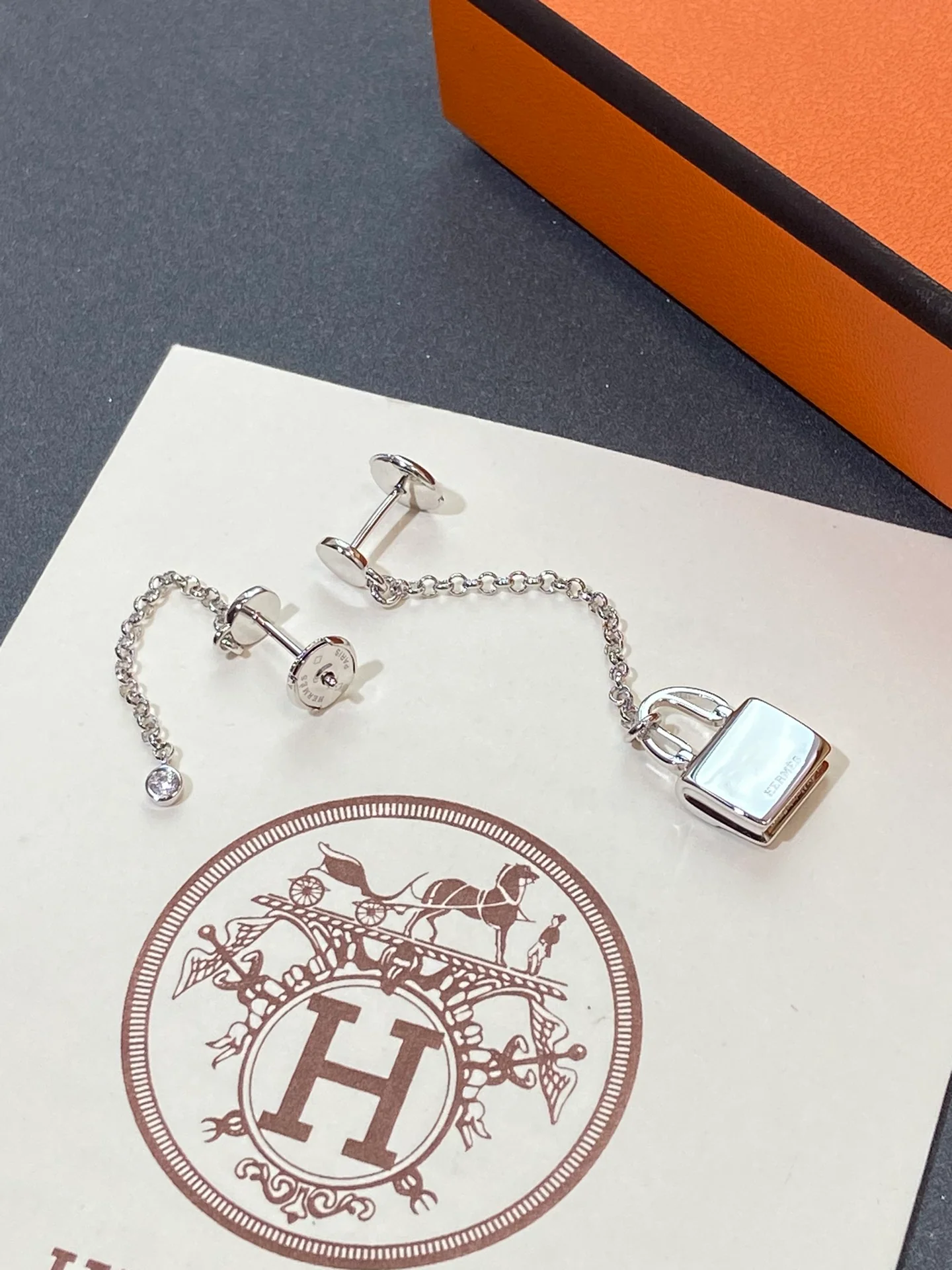Серьги Hermes 017