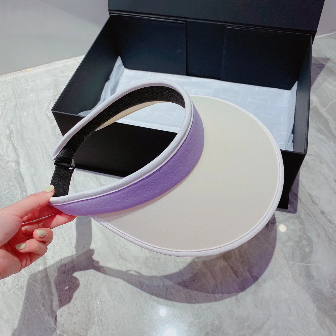 Солнцезащитная шляпа LV конфетного цвета с открытым верхом - 2 шт.