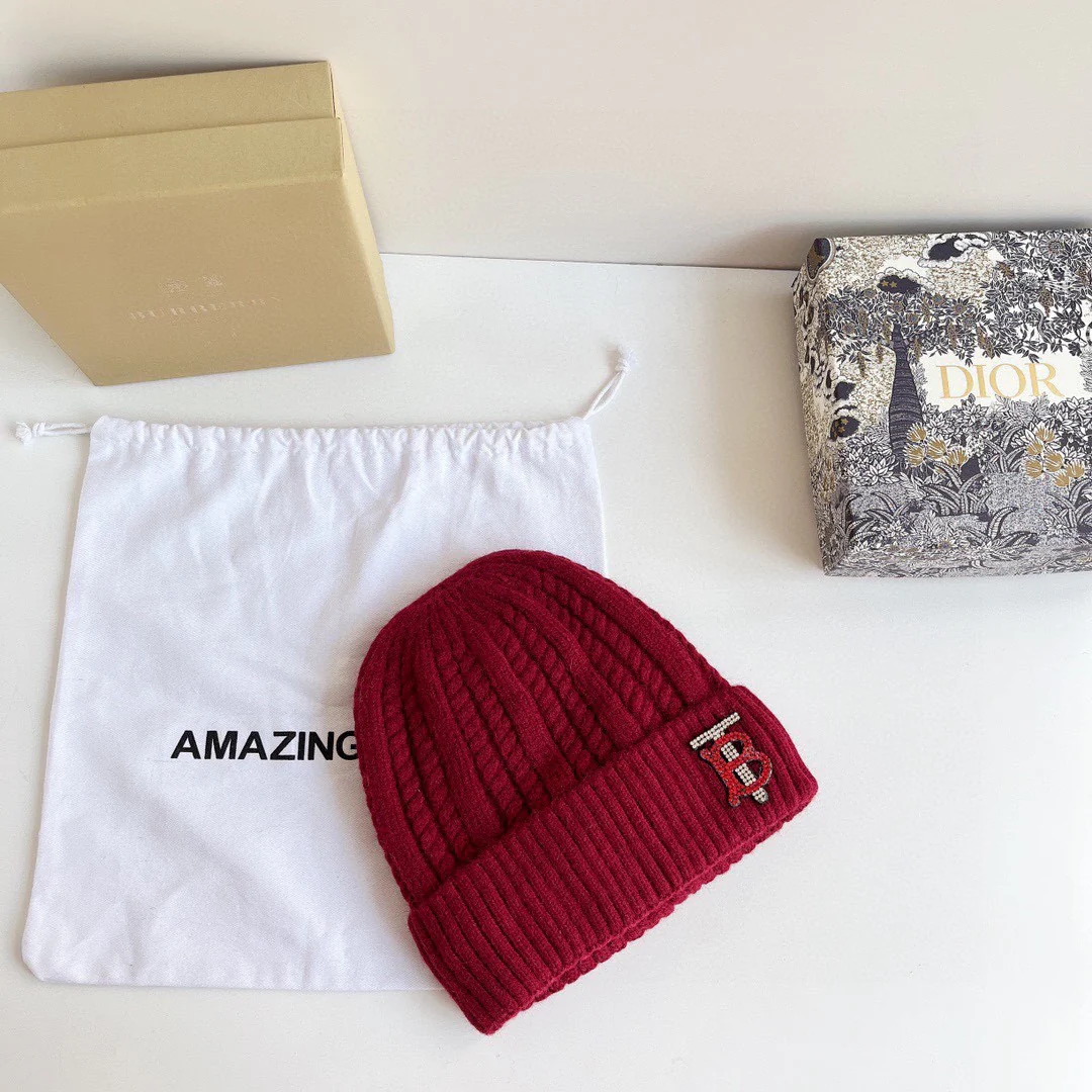 Вязаная шапка Burberry TB - унисекс