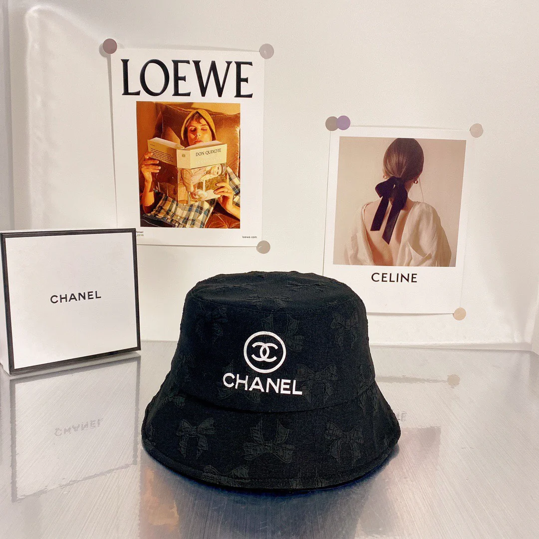 Новинка 2022 года от Chanel - Рыбацкая шляпа - Черная - 1