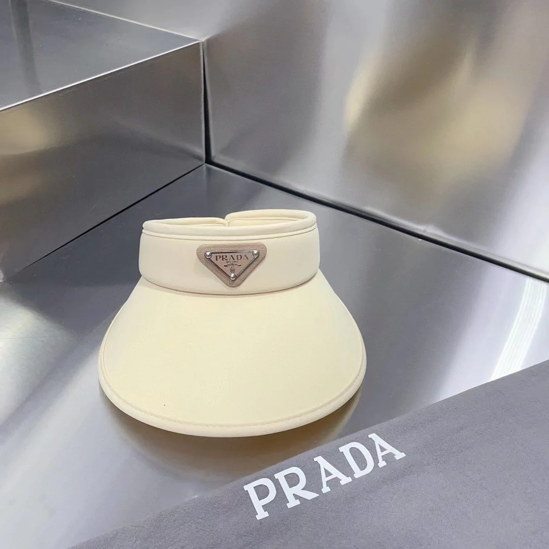 Кепка-козырек Prada Ice Silk - солнцезащитная шляпа