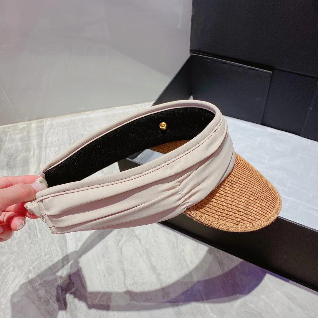 Prada - Соломенная шляпа от солнца в виде повязки на голову