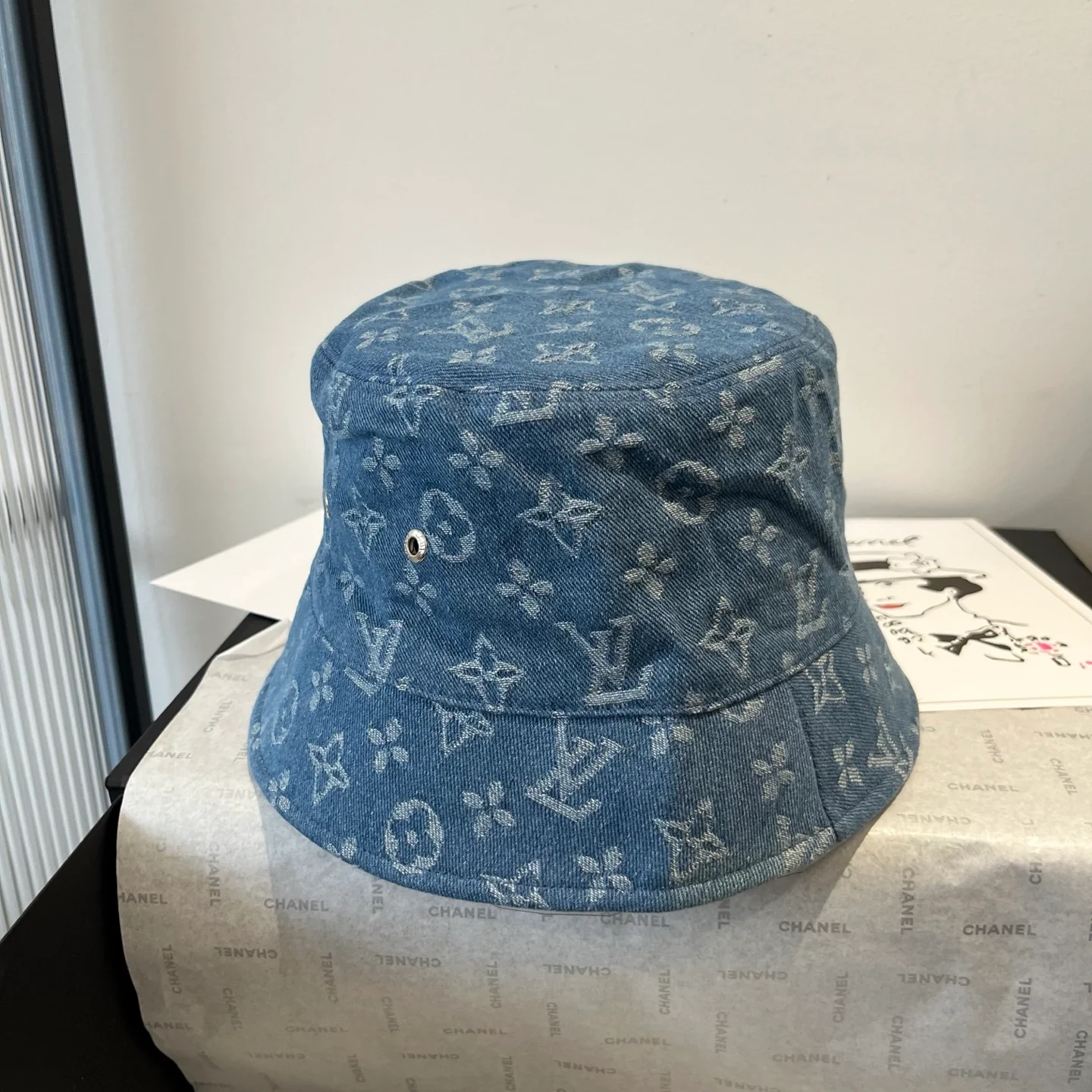 LV - Джинсовая панама с монограммой