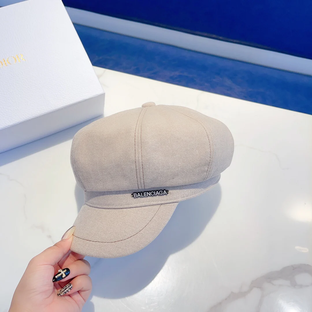 Balenciaga - Восьмиугольный берет - Белый