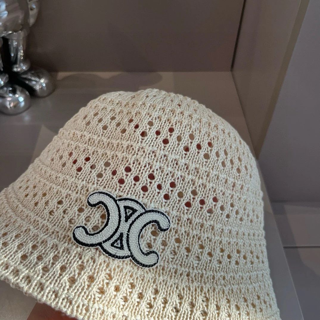 Celine - Новая вязаная панама - Бежевая