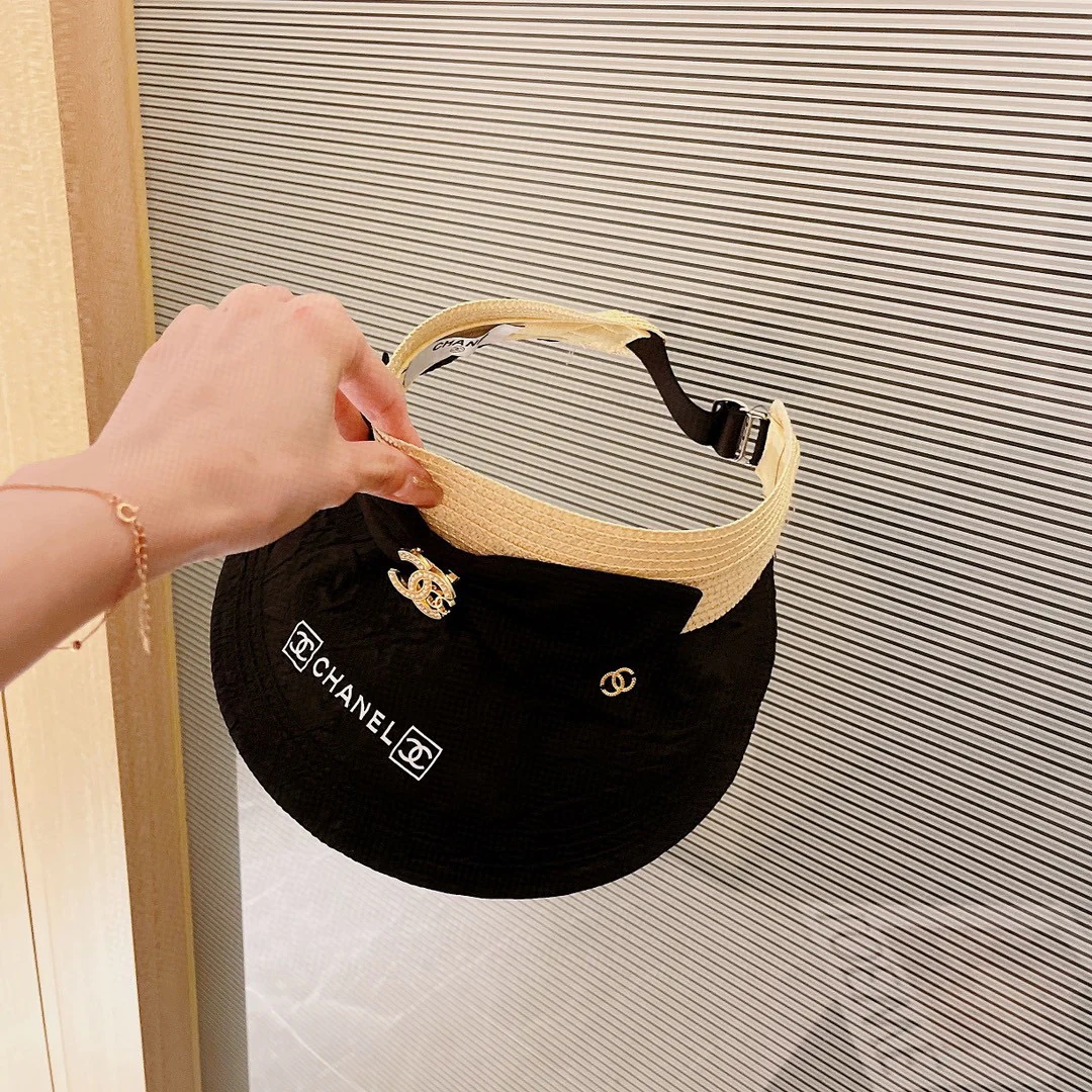 Новая летняя солнцезащитная шляпа Chanel - 2 шт.