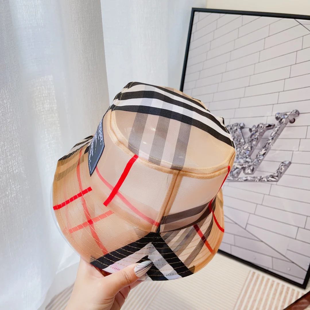 Burberry - Панама из органзы в стиле пэчворк