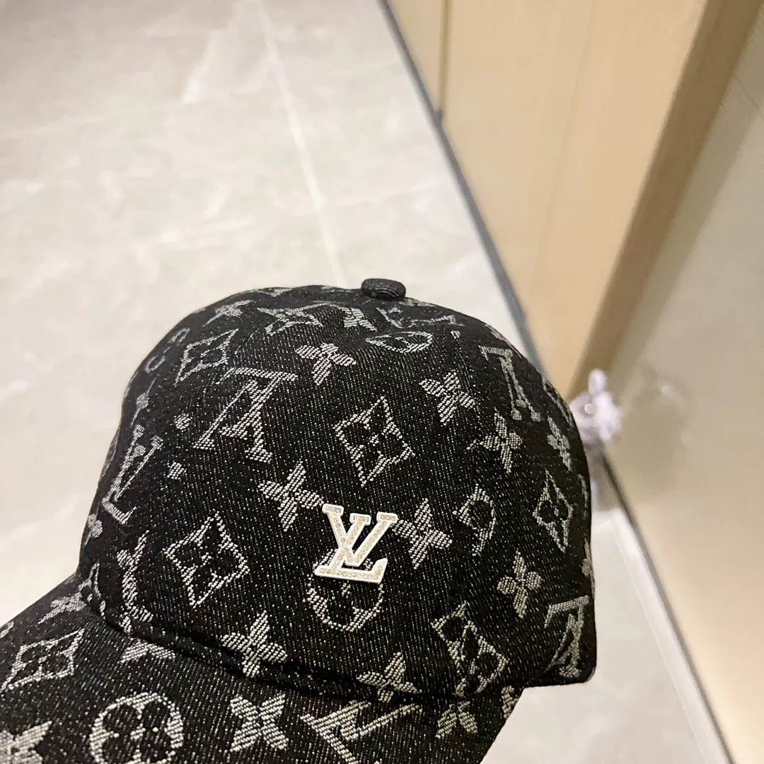 LV - Ковбойская шляпа/Кепка сферической формы - Черная