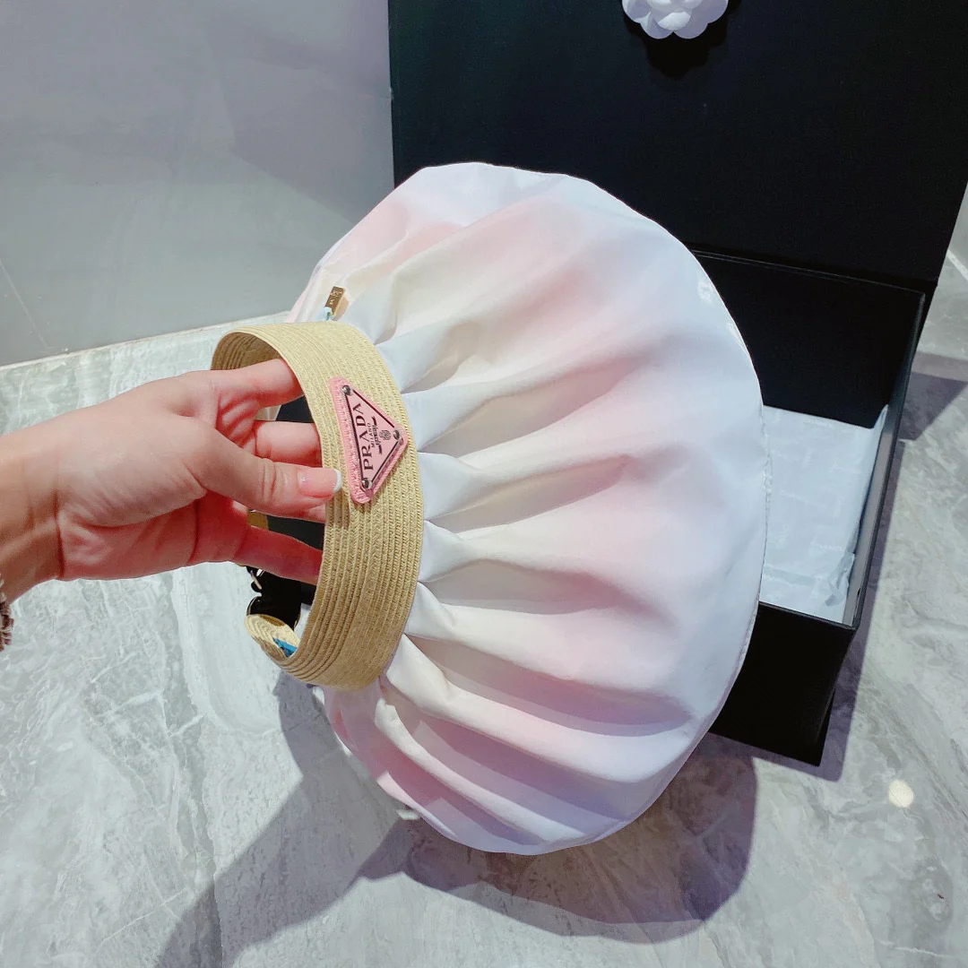 Солнцезащитная шляпа Prada Shell Rainbow - защита от УФ-излучения