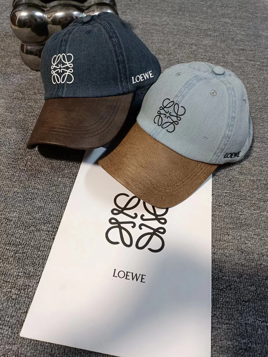 LOEWE - Бейсболка в стиле пэчворк