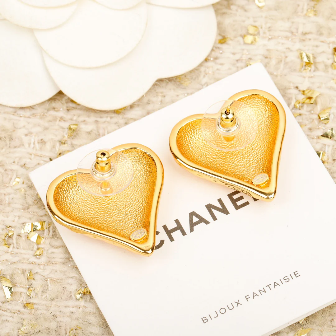 Серьги Chanel - Черные 806