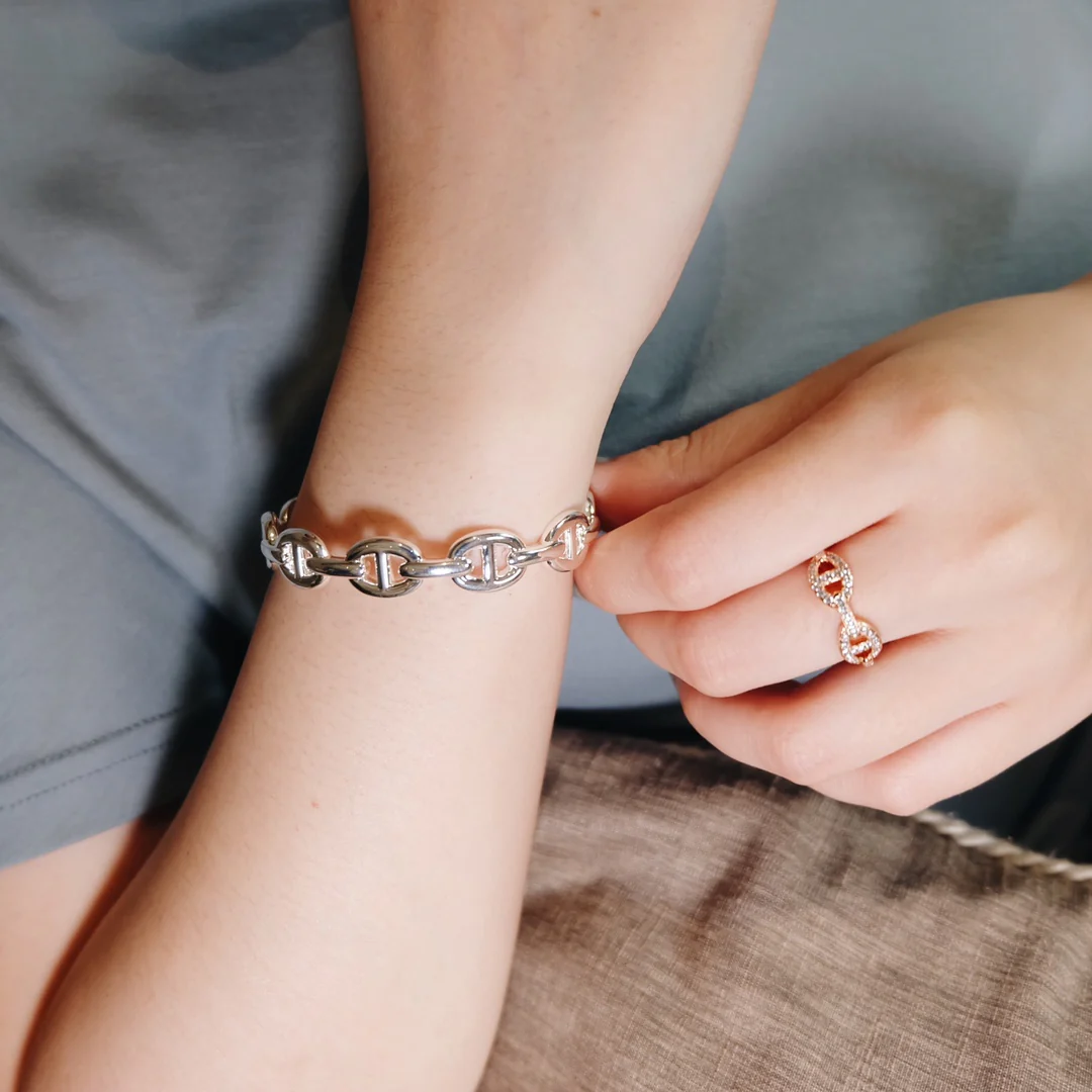 Браслеты и кольца Hermes