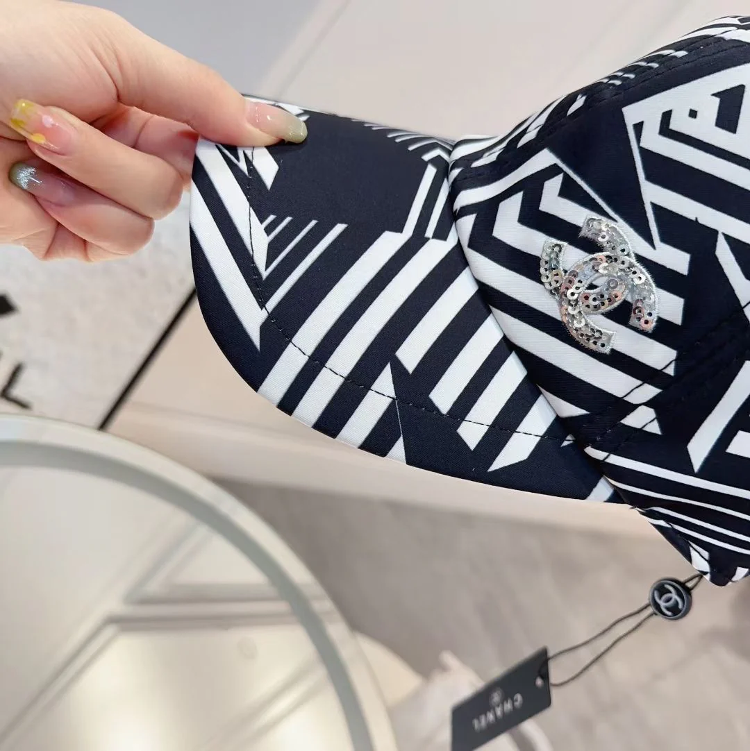 Бейсболка Chanel - Новейшая коллекция, пользующаяся огромным спросом - Черная