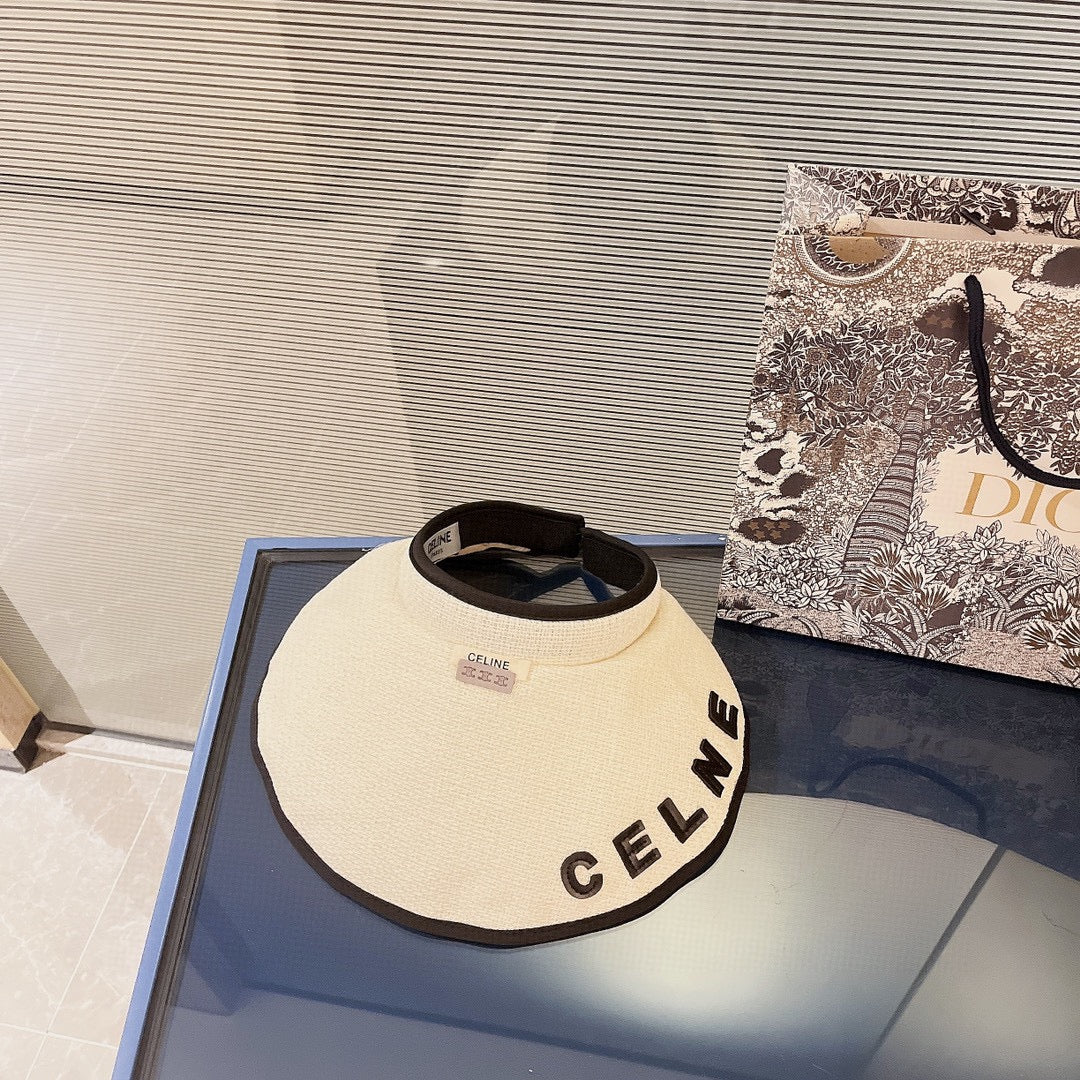 Новая большая летняя солнцезащитная шляпа Celine 2022 года - 1 шт.