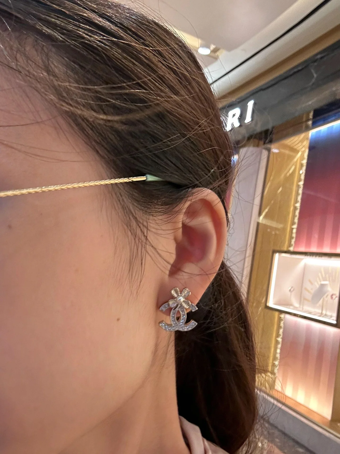Серьги Chanel 1018