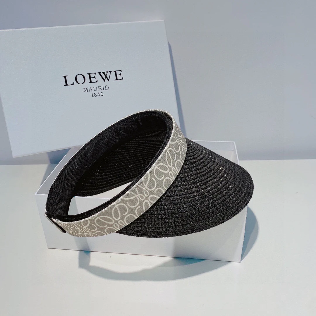 Lolwei - Солнцезащитная шляпа-повязка с монограммой и металлической биркой