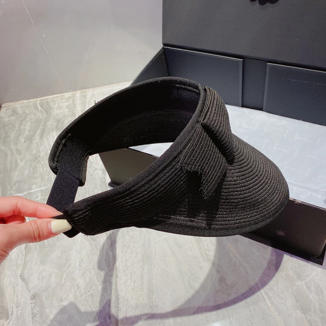 Солнцезащитная шляпа Chanel - Парик с открытым верхом - Черный - 2