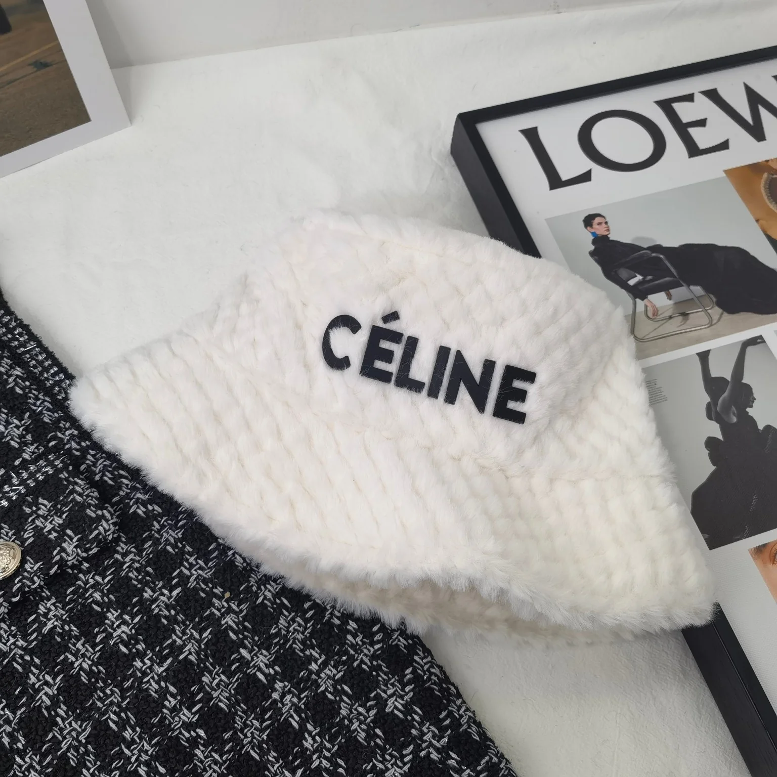 Рыбацкая флисовая шапка Celine - 3