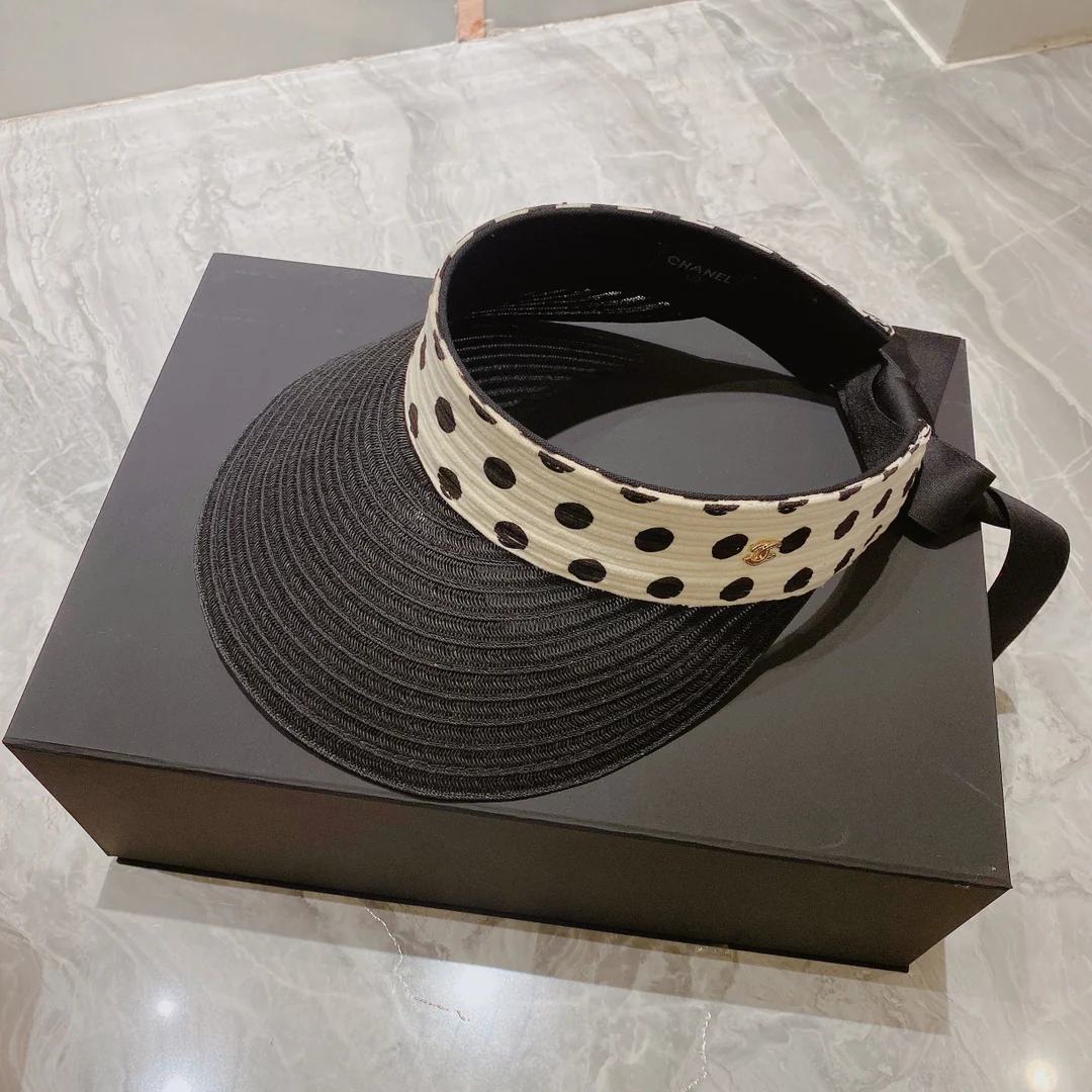 Солнцезащитная шляпа Chanel - Парик с открытым верхом - 3