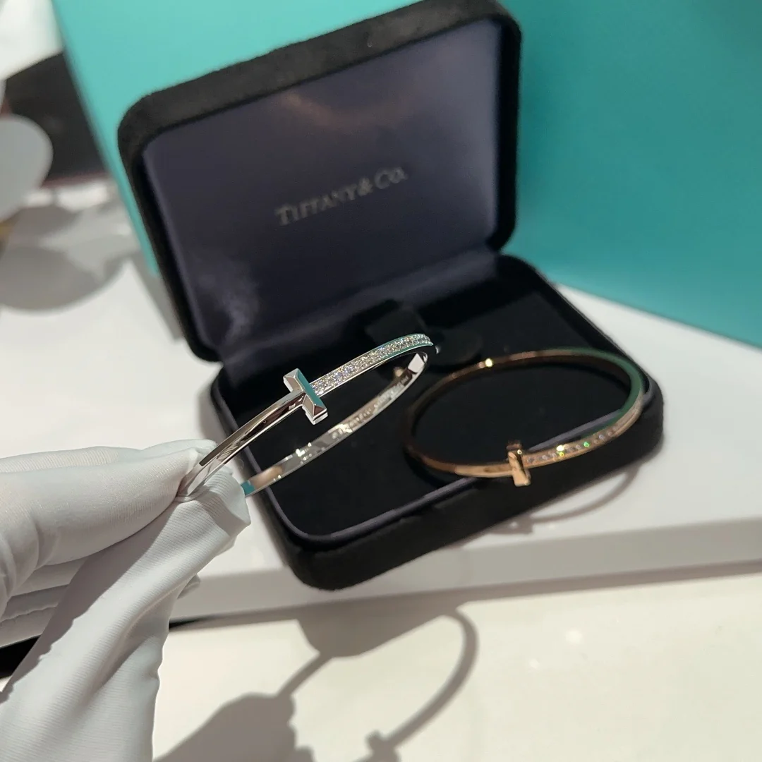 Браслет Tiffany 030T с бриллиантами, золото.