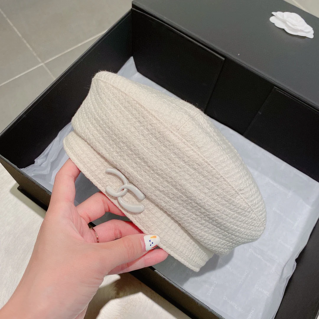 Chanel - Берет - Белый