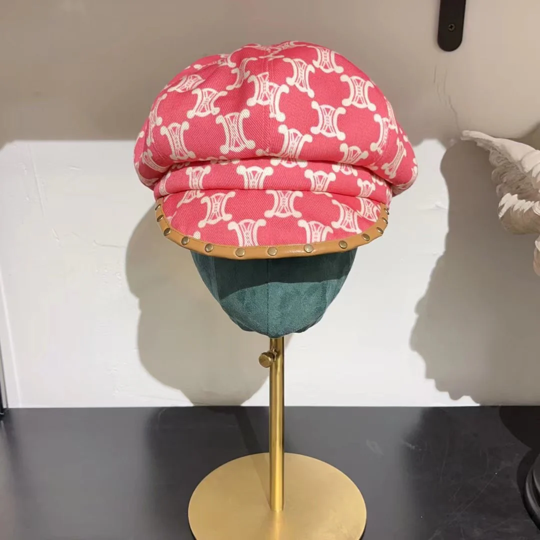 Селин - Восьмиугольная шляпа художника - Красная