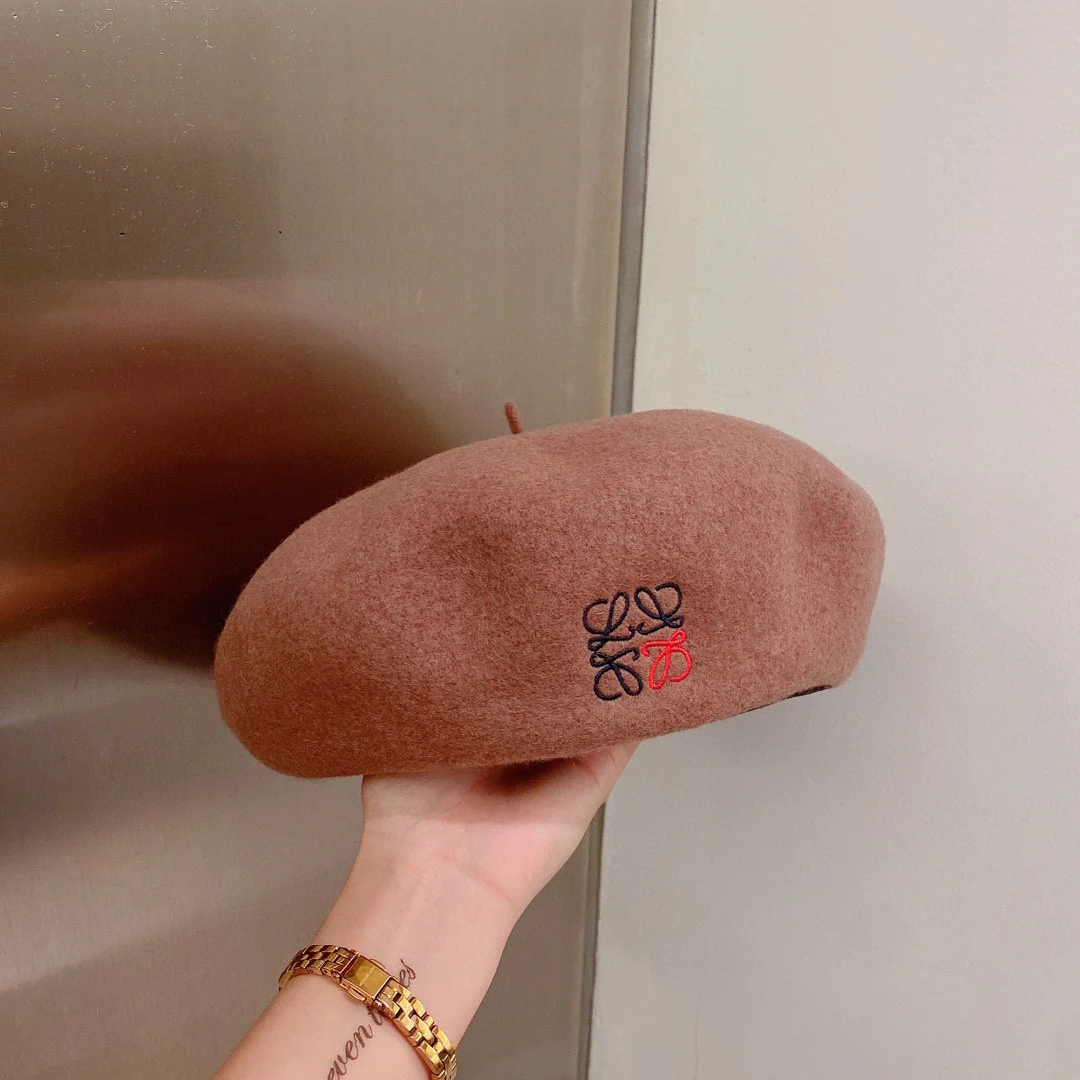 Лолита - Шерстяной берет - Цвет молочного чая