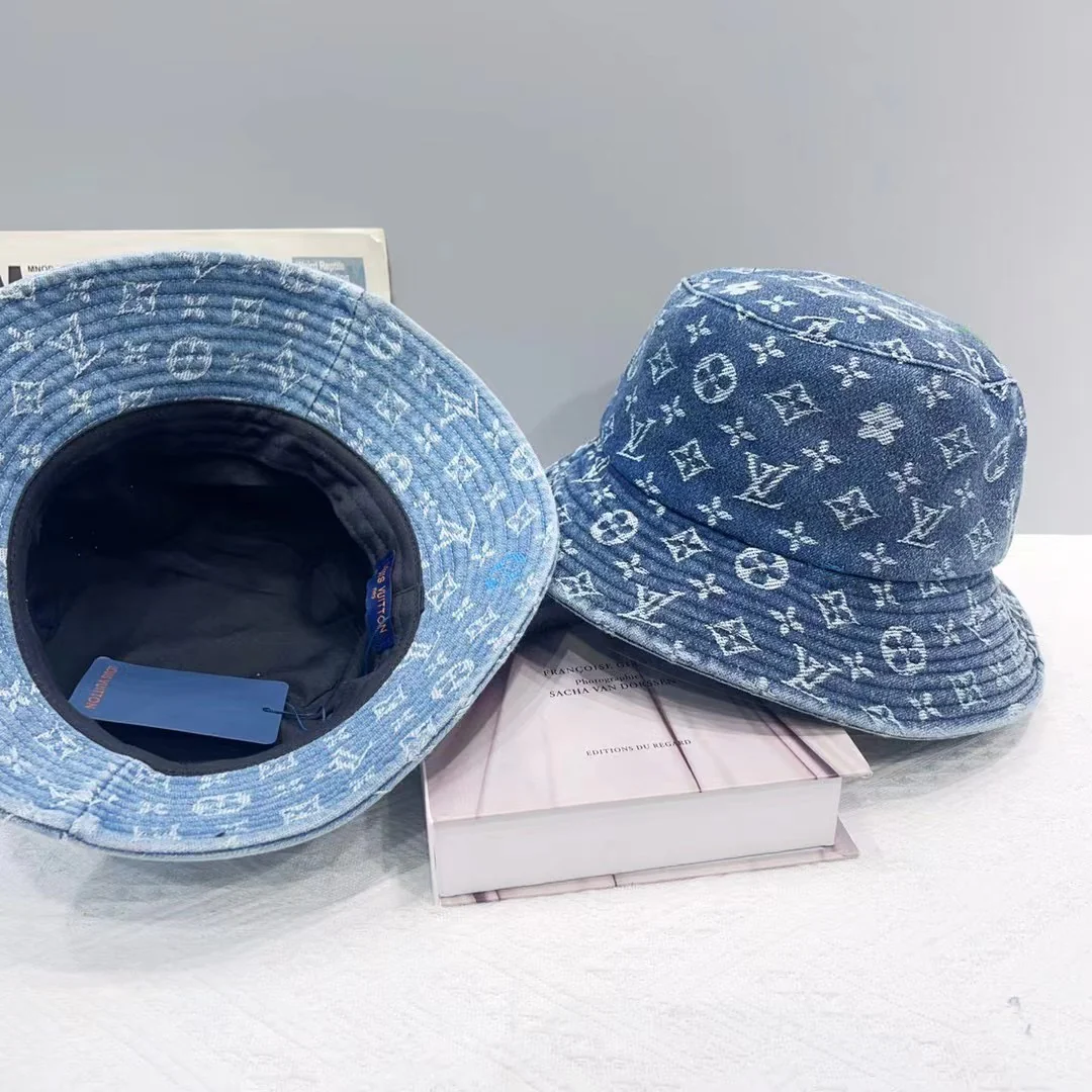 LV - Новая джинсовая панама с монограммой из канваса