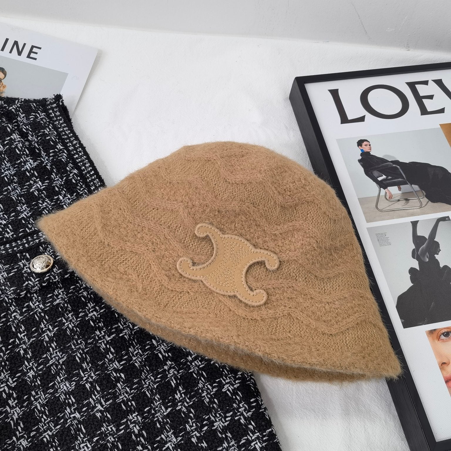 Celine - Рыбацкая шляпа с волнистым узором