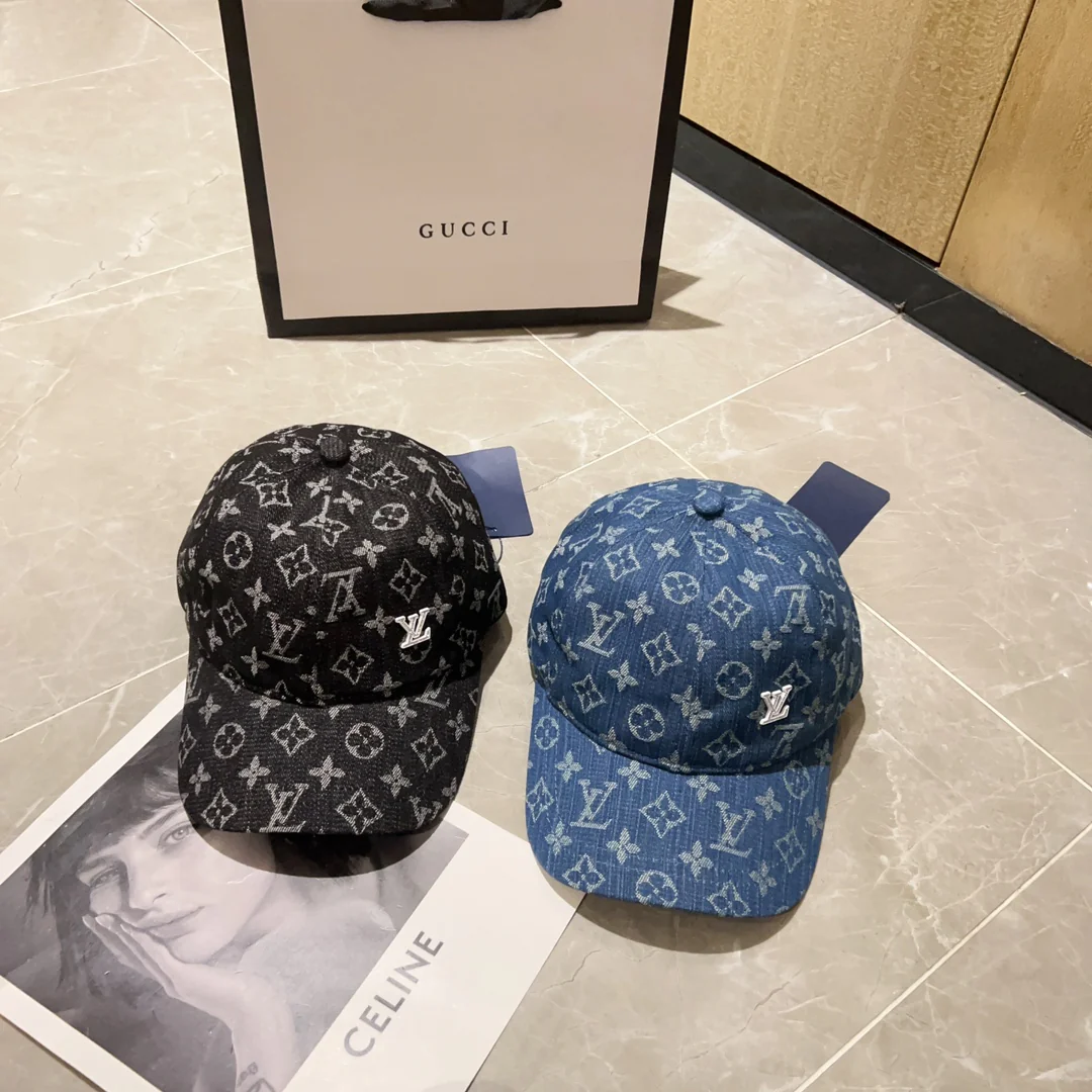 LV - Ковбойская шляпа/Кепка сферической формы - Черная