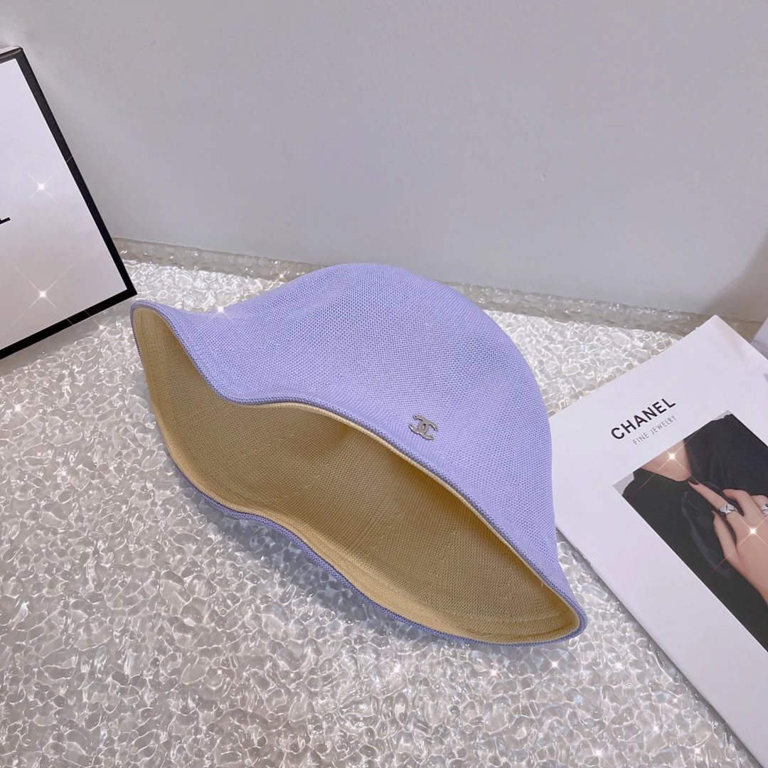 Chanel - Двусторонняя рыбацкая шляпа - Можно носить с обеих сторон - 1